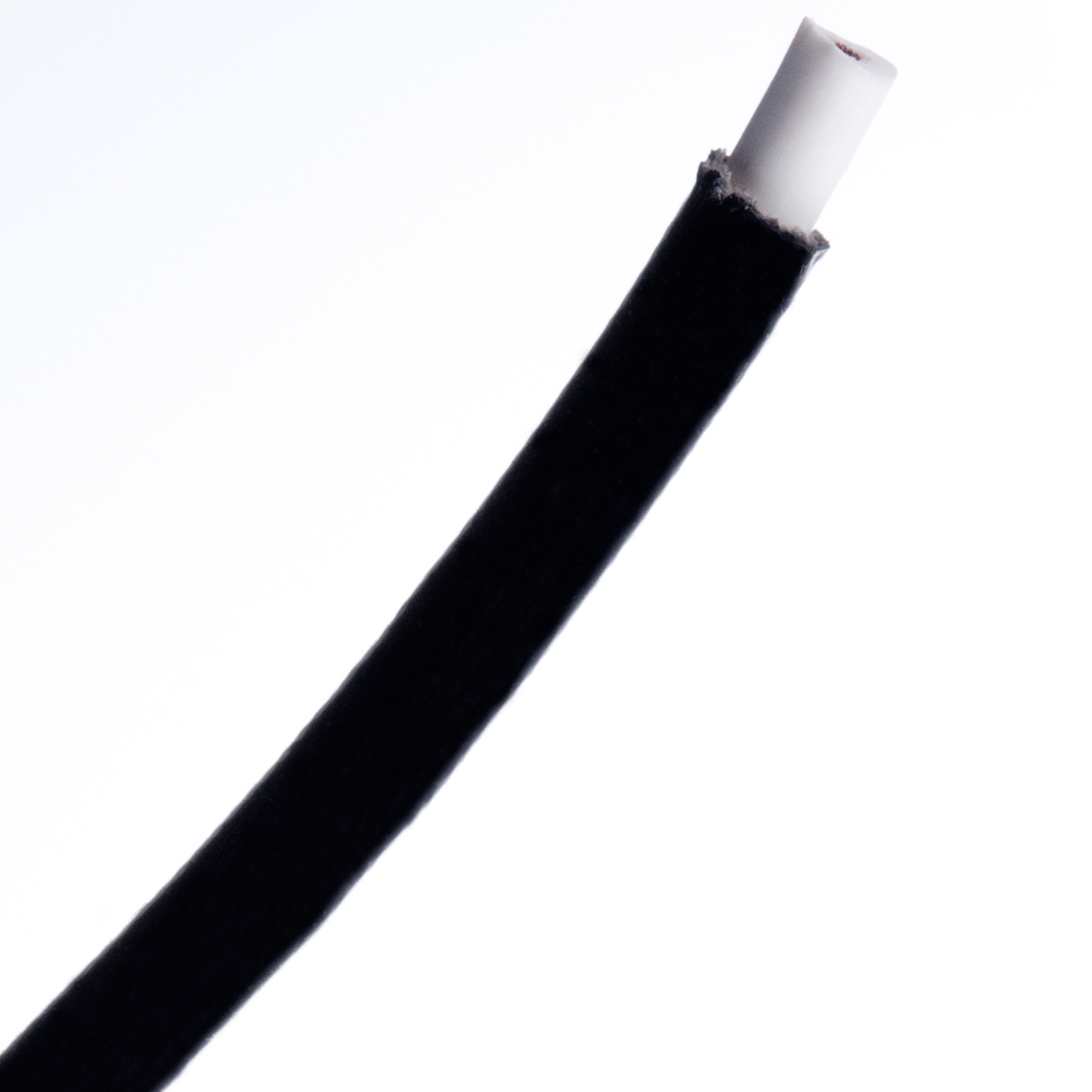 Silicone FR A Fiberglass 12AWG - 76.20 m - Black