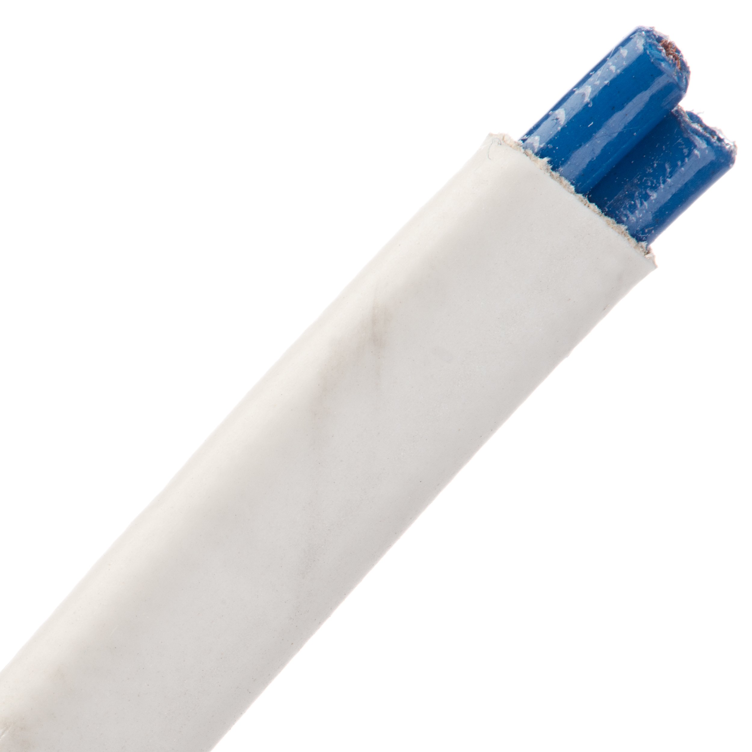 Silicone Gr C Fiberglass 7 AWG - 30.48 m - White
