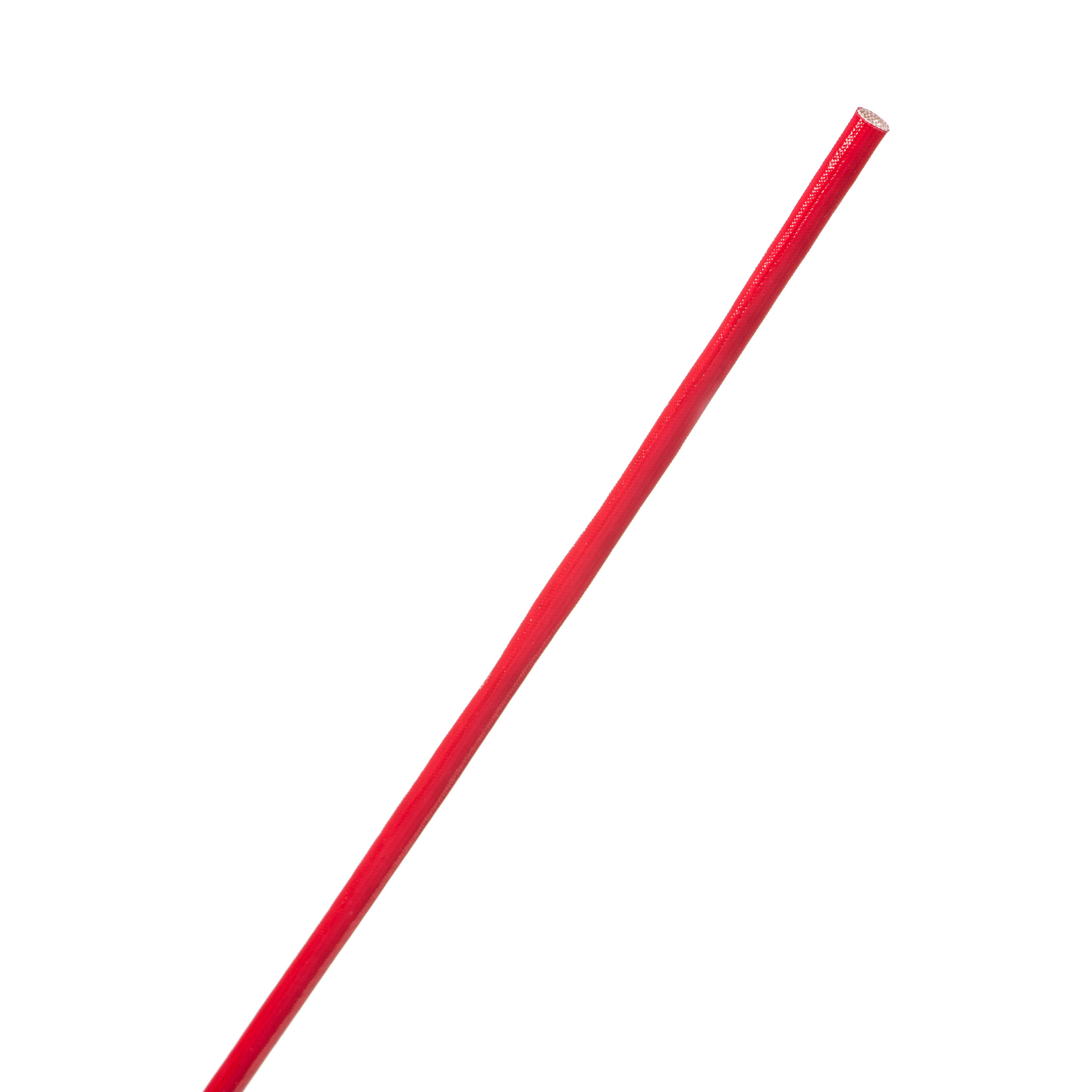 Acryl Grade A Fiberglass 12AWG - 30.48 m - Red