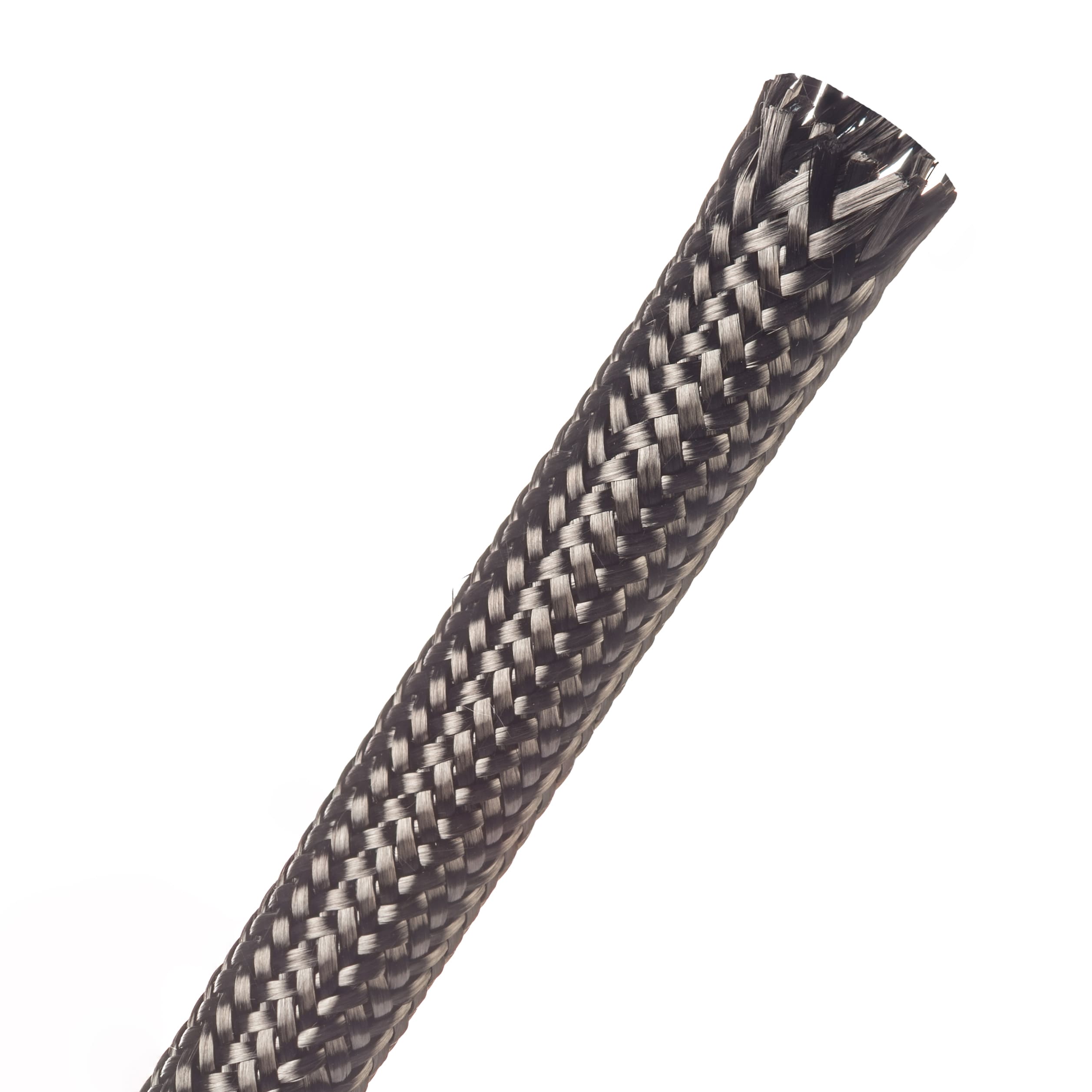 Carbon Fiber - Heavy - 25.4 mm - 15.24 m - Black