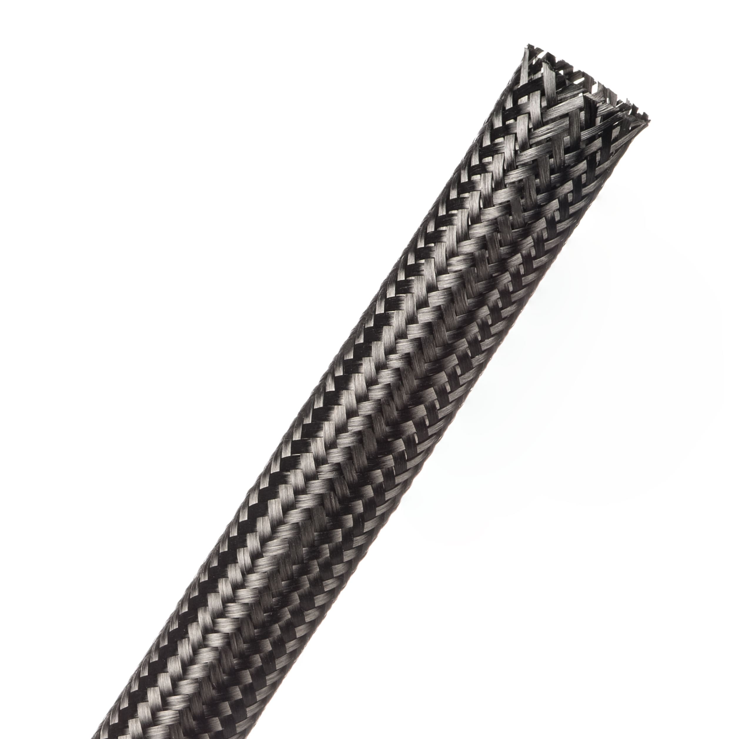 Carbon Fiber - 12.7 mm - 76.20 m - Black