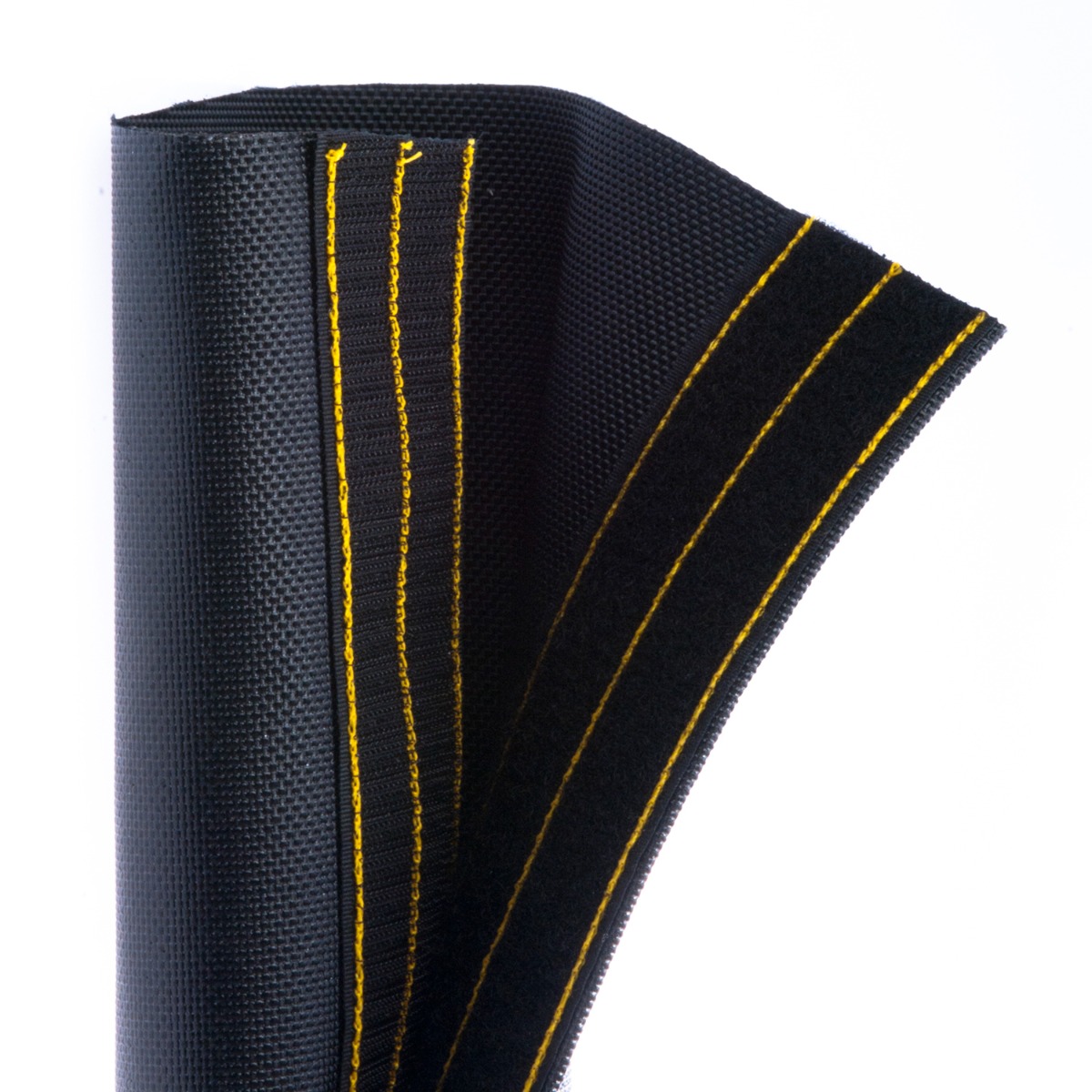 Dura Wrap - 88.9 mm - 45.72 m - Black/Yellow Stripe main product photo