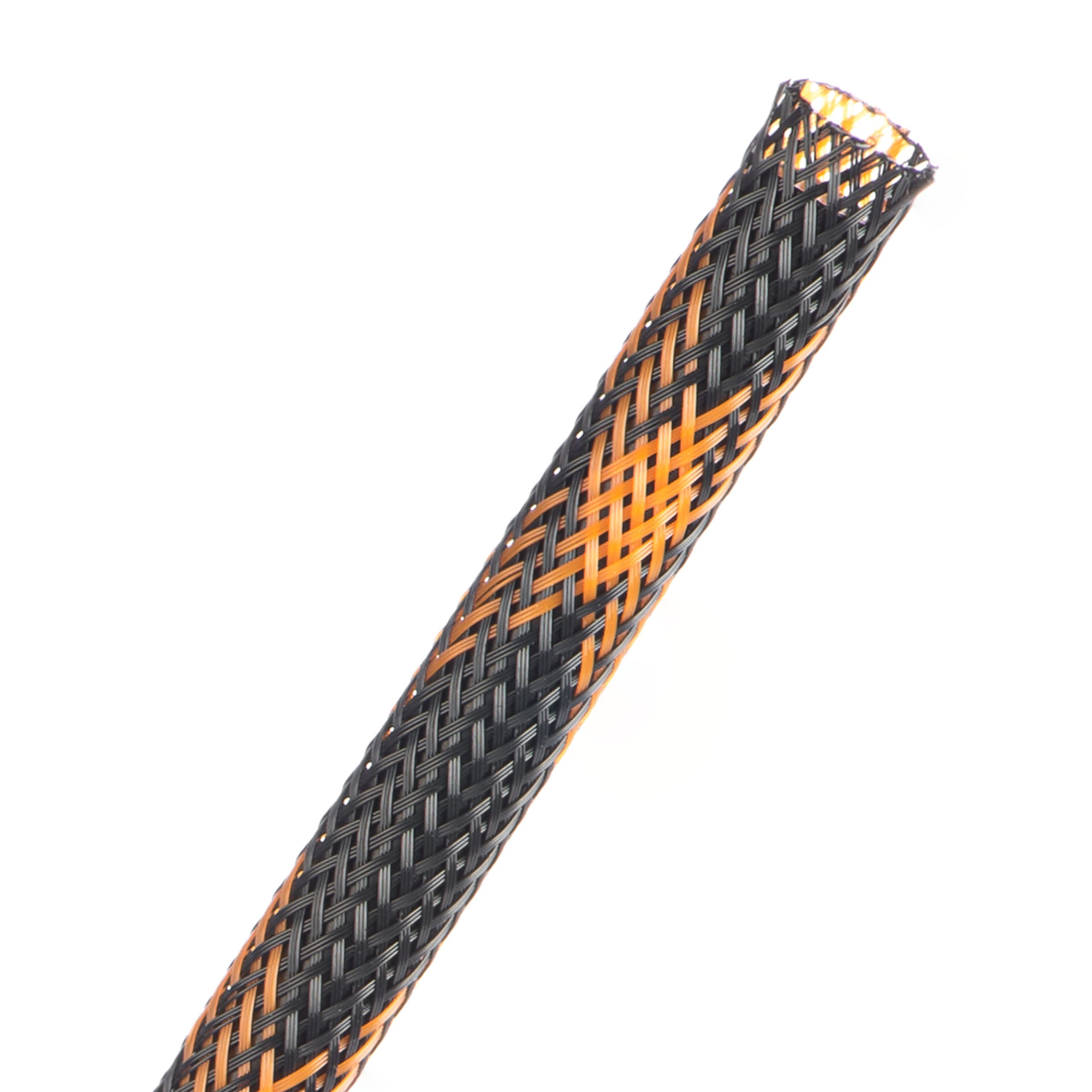 Flexo Flame Retardant - 9.53 mm - 152.39 m - Black/Orange Spyder