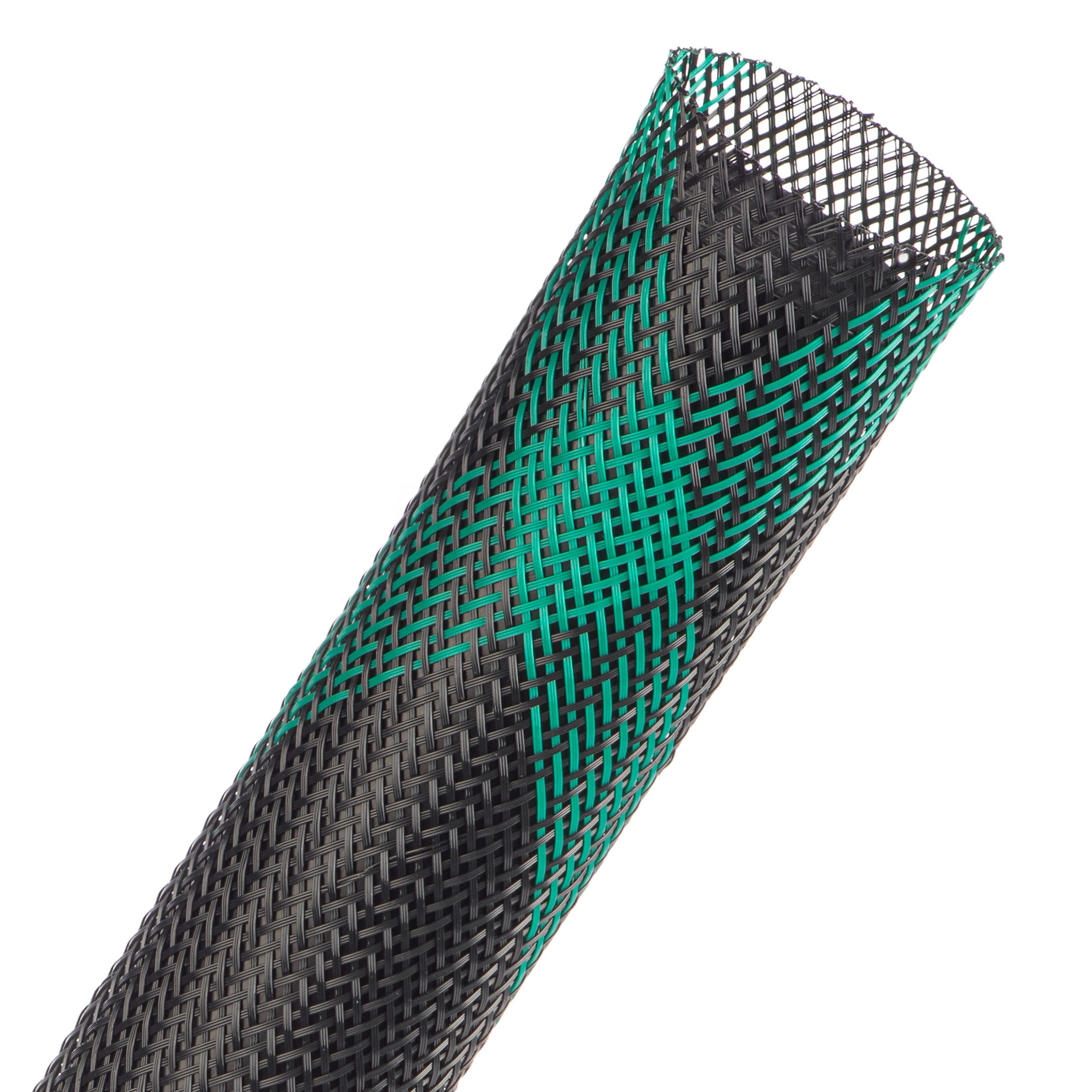 Flexo Flame Retardant - 31.75 mm - 7.62 m - Black/Green Spyder