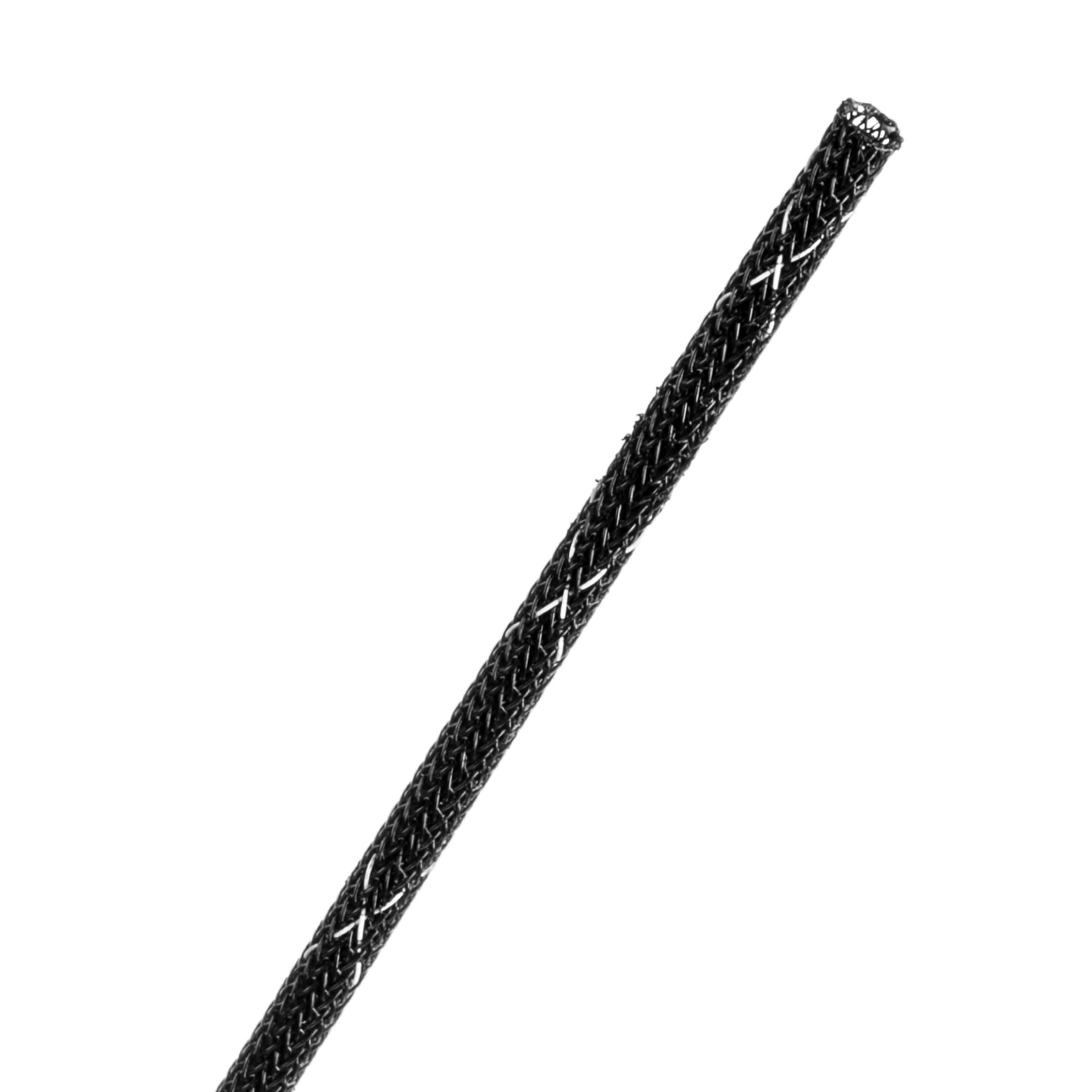 Flexo® FR Plus - 3.18 mm - 304.79 m - Black w/ White Tracer