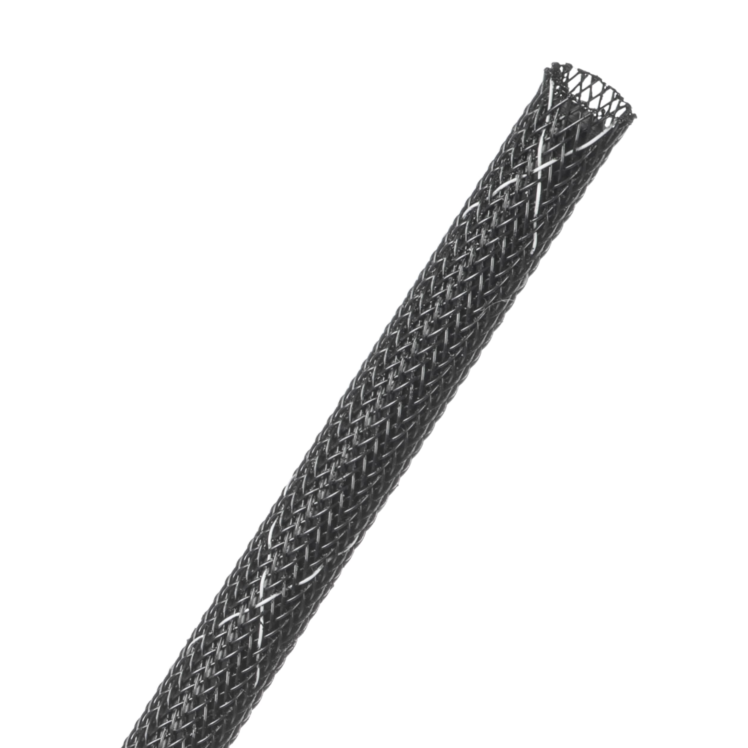 Flexo® FR Plus - 6.35 mm - 60.96 m - Black w/ White Tracer