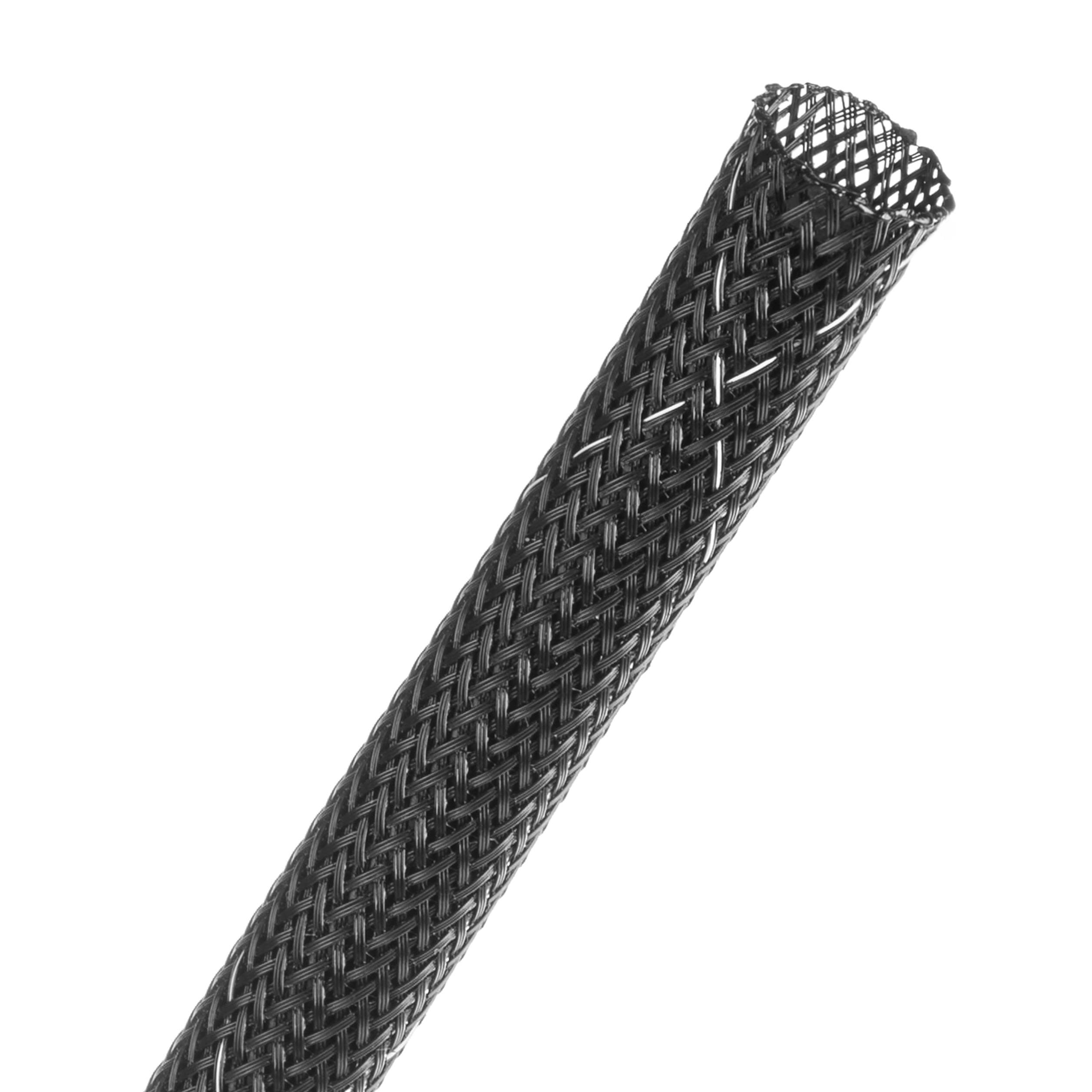 Flexo® FR Plus - 12.7 mm - 30.48 m - Black w/ White Tracer