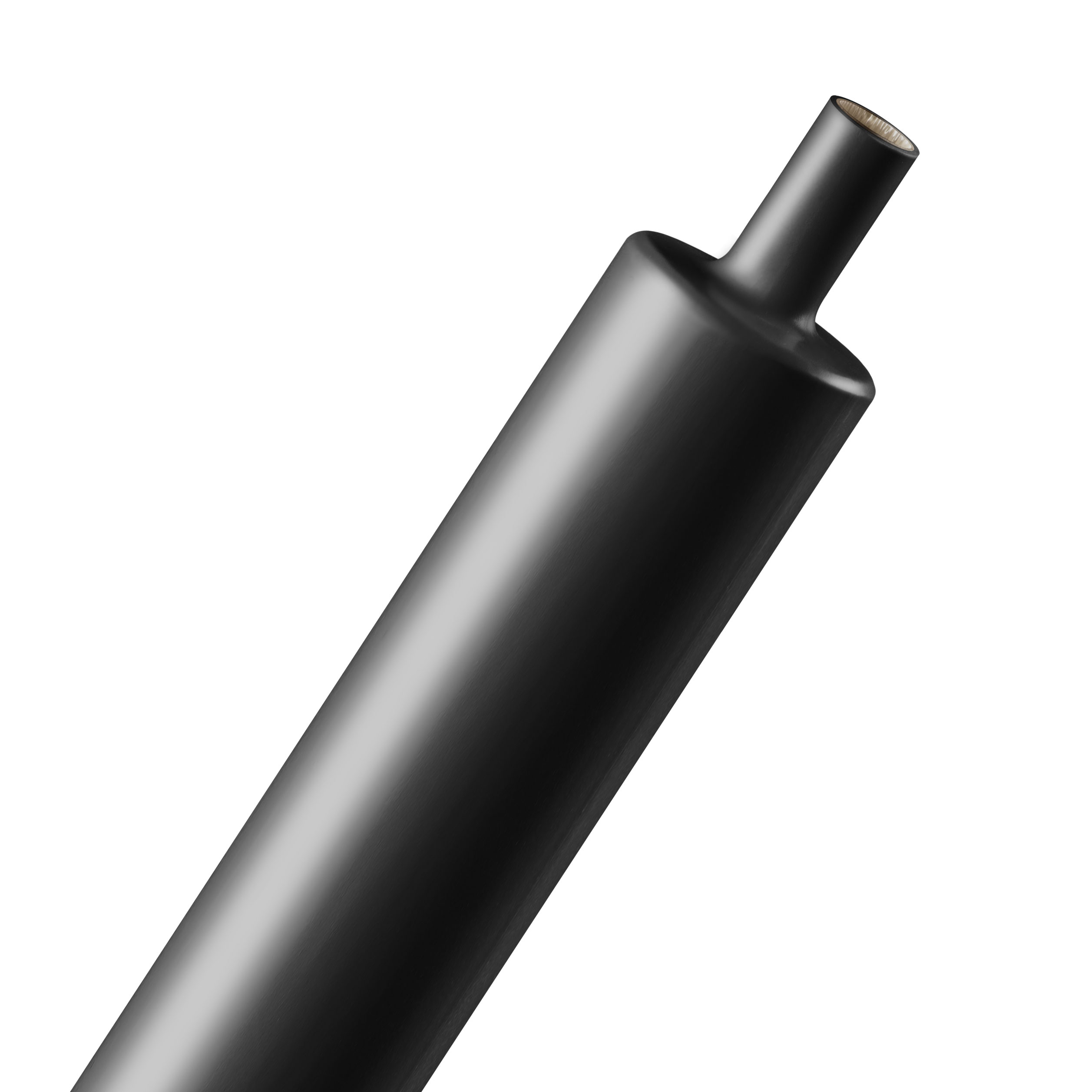 H3A1.00BK-Shrinkflex® 3:1 Dual Wall Adhesive - 25.4 mm  - Stick-1.22 m-Pack-of-25-pieces - Black main product photo