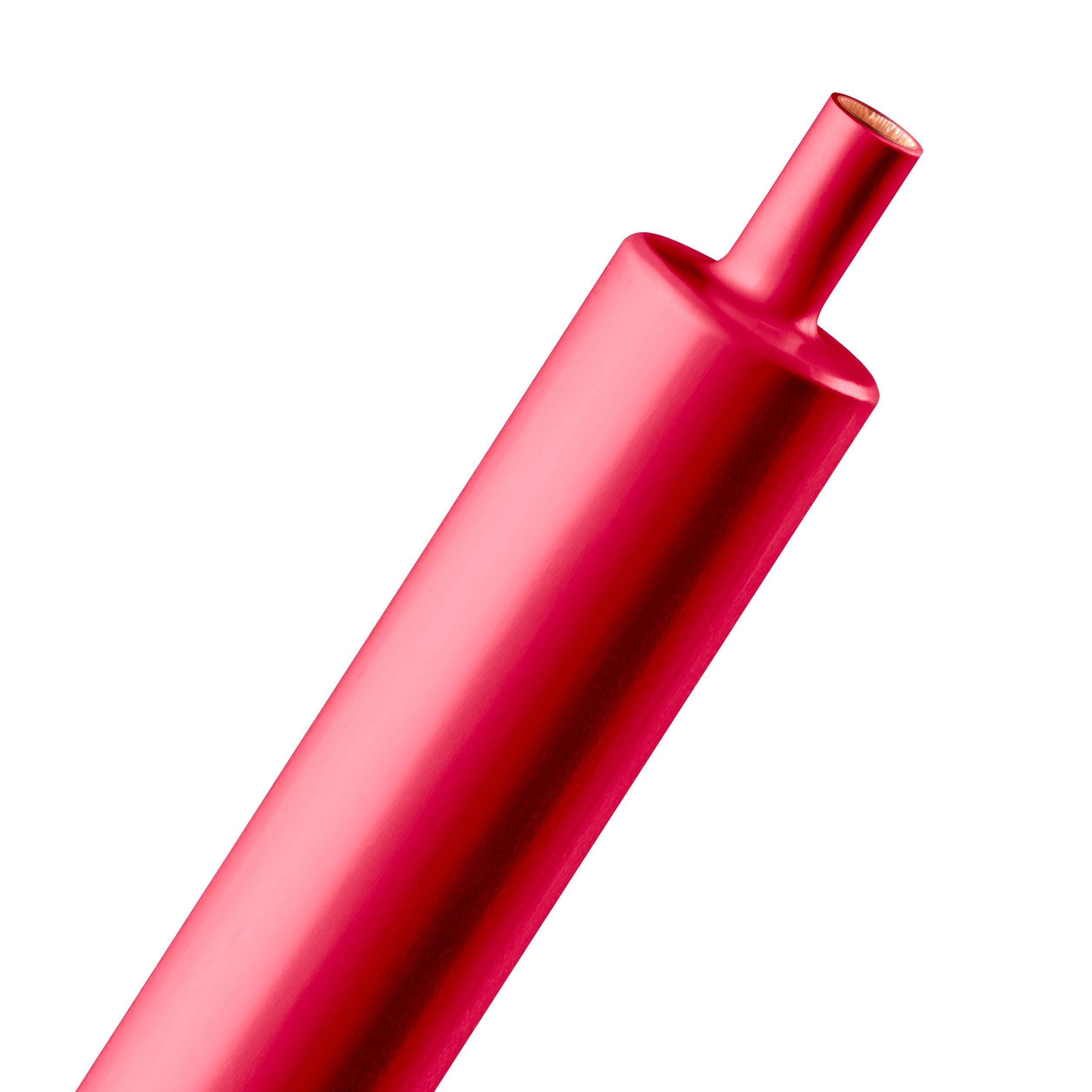 H3A1.00RD-Shrinkflex® 3:1 Dual Wall Adhesive - 25.4 mm  - Stick-1.22 m-Pack-of-25-pieces - Red main product photo