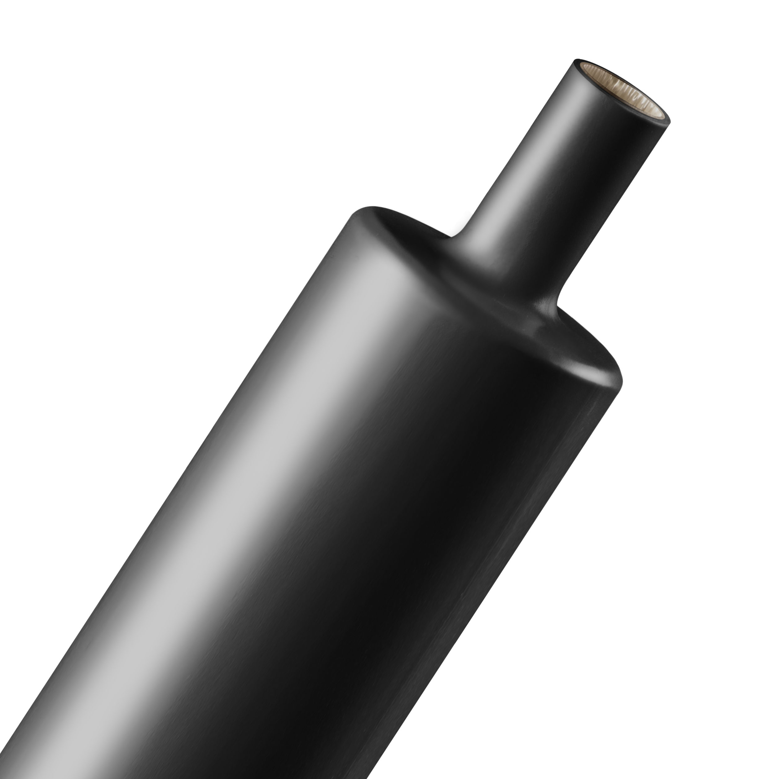 H3A1.50BK-Shrinkflex® 3:1 Dual Wall Adhesive - 38.1 mm  - Stick-1.22 m-Pack-of-6-pieces - Black main product photo