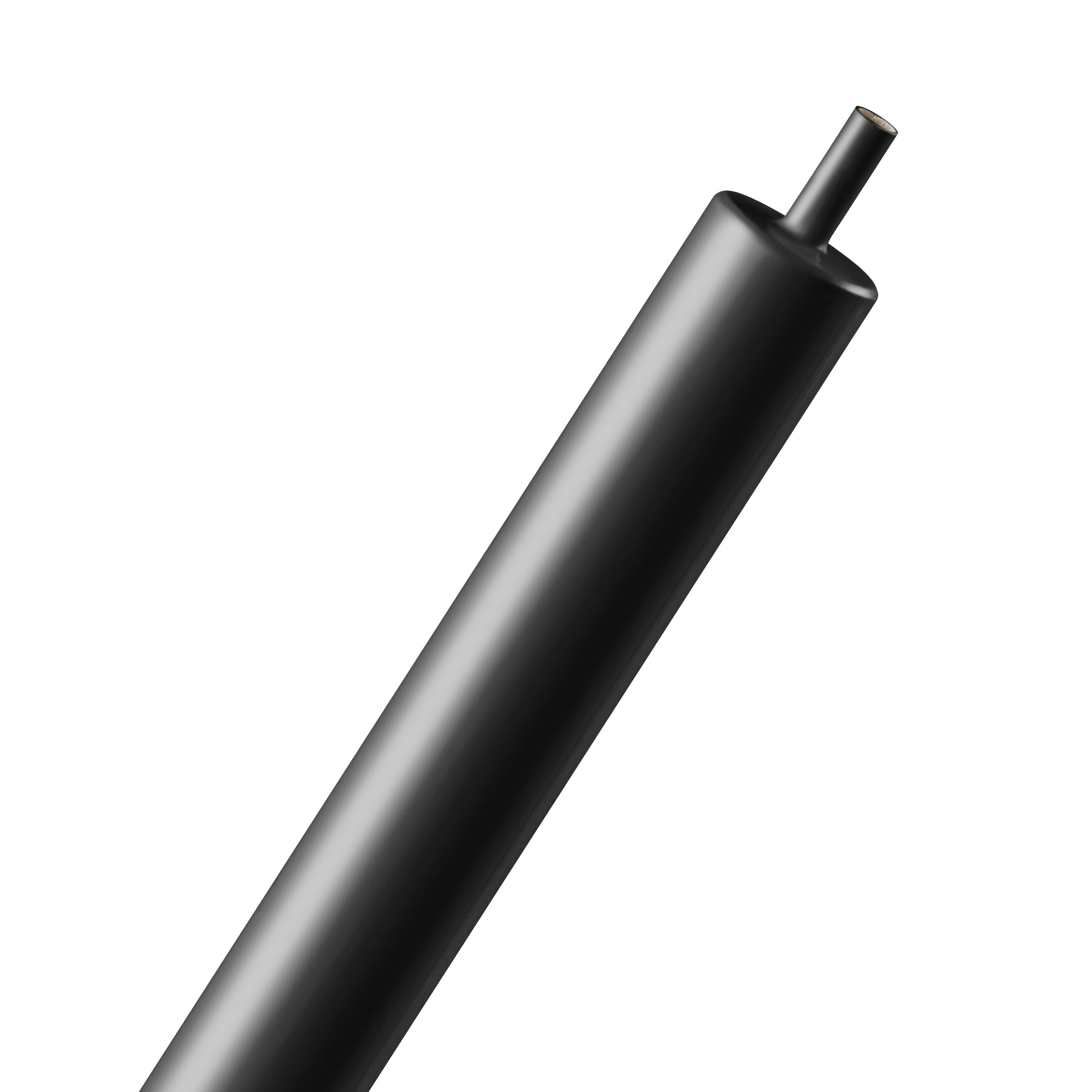 H4A0.50BK-Shrinkflex® 4:1 Dual Wall Adhesive - 12.7 mm - Stick-1.22 m-Pack-of-25-pieces - Black