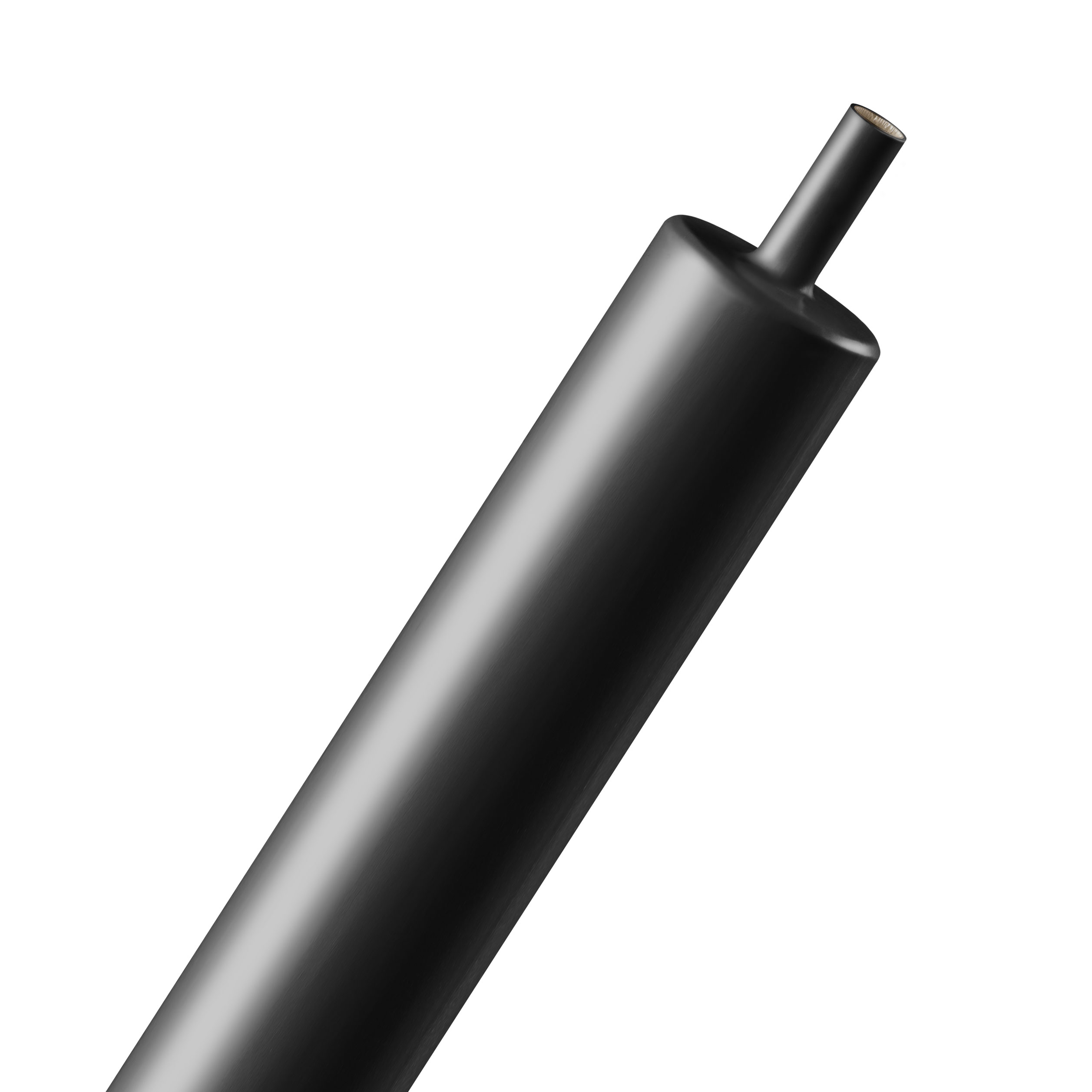 H4A0.75BK-Shrinkflex® 4:1 Dual Wall Adhesive - 19 mm  - Stick-1.22 m-Pack-of-25-pieces - Black main product photo