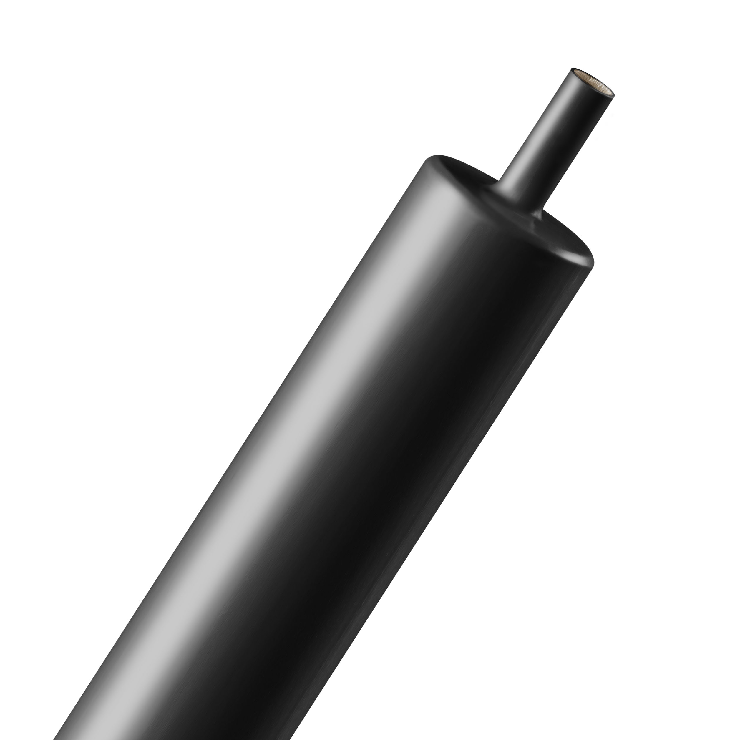 H4A1.00BK-Shrinkflex® 4:1 Dual Wall Adhesive - 25.4 mm - Stick-1.22 m-Pack-of-25-pieces - Black