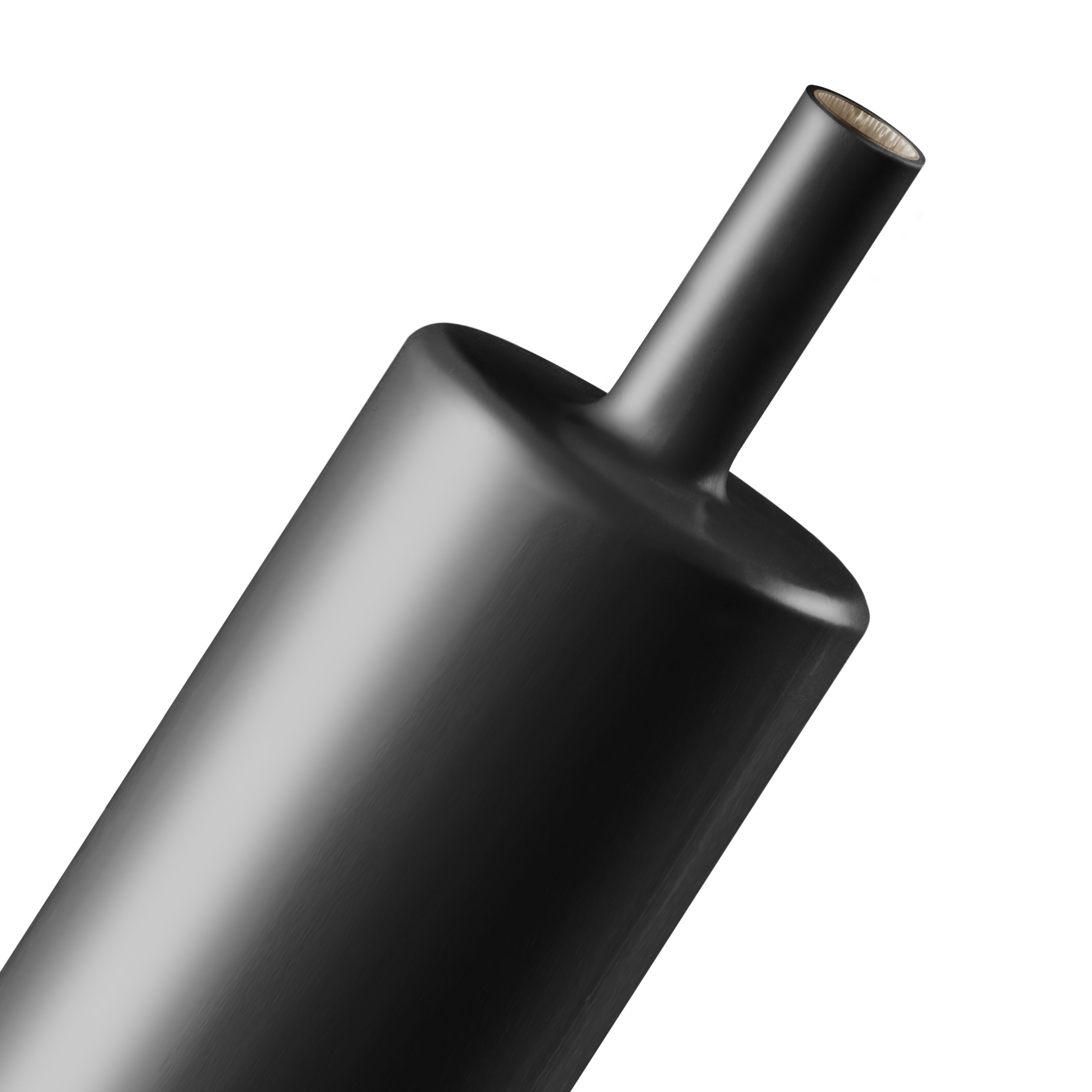 H4A2.00BK-Shrinkflex® 4:1 Dual Wall Adhesive - 50.8 mm  - Stick-1.22 m-Pack-of-5-pieces - Black