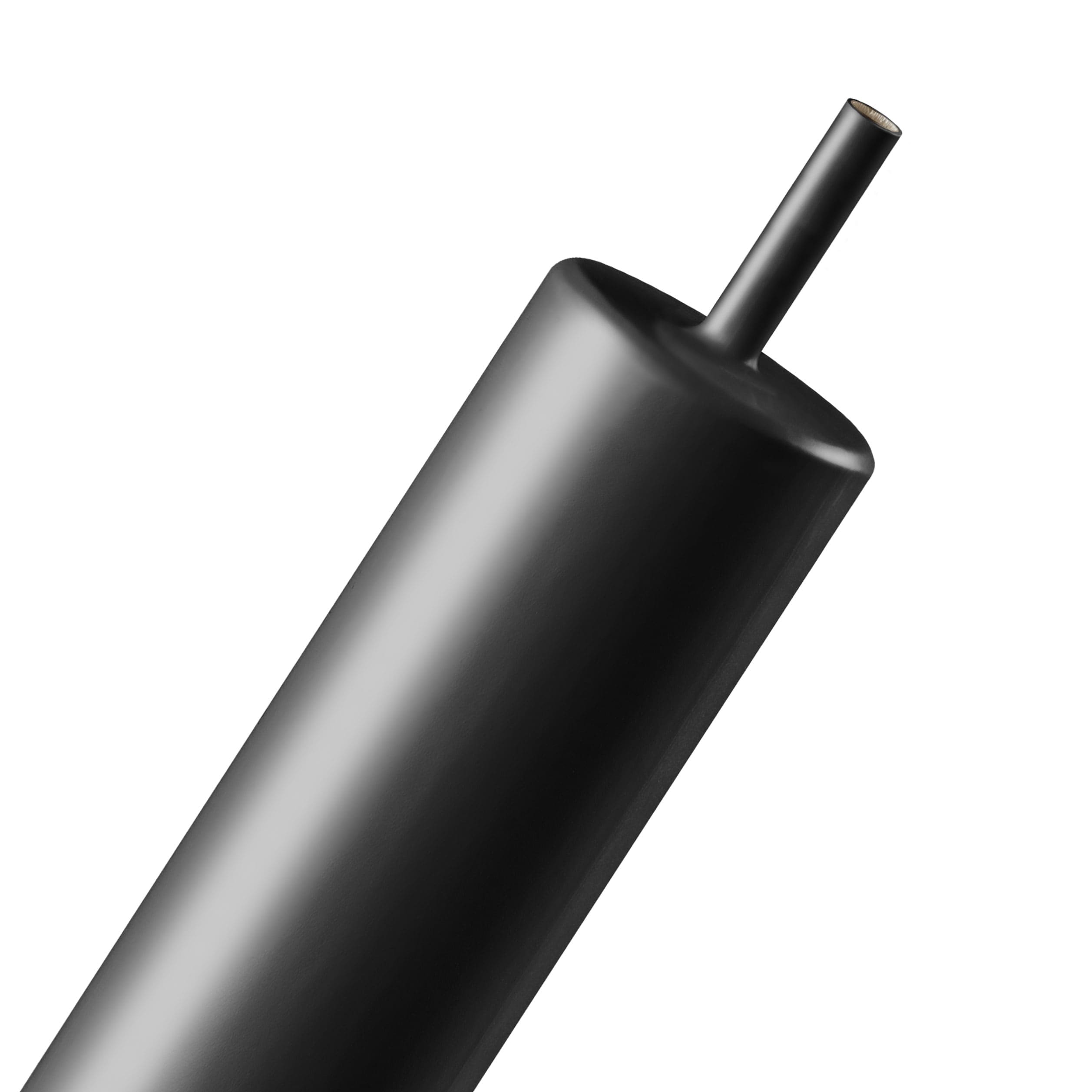 H6A1.38BK-Shrinkflex® 6:1 Dual Wall Adhesive - 34.93 mm  - Stick-1.22 m- - Black