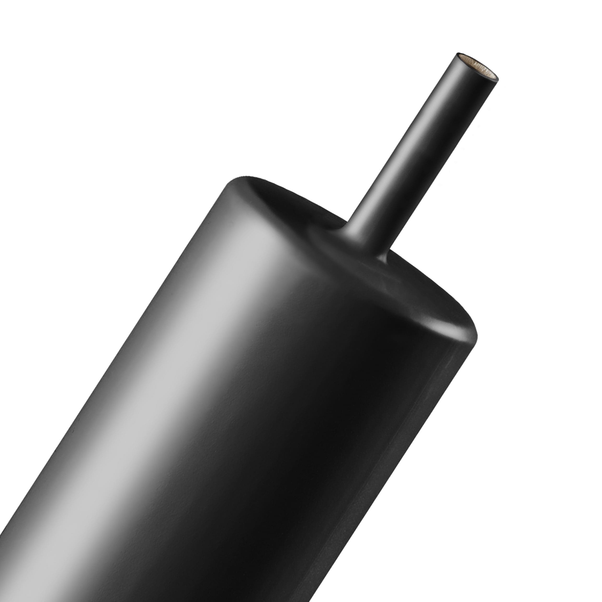 H6A4.75BK-Shrinkflex® 6:1 Dual Wall Adhesive - 120.65 mm - Stick-1.22 m- - Black