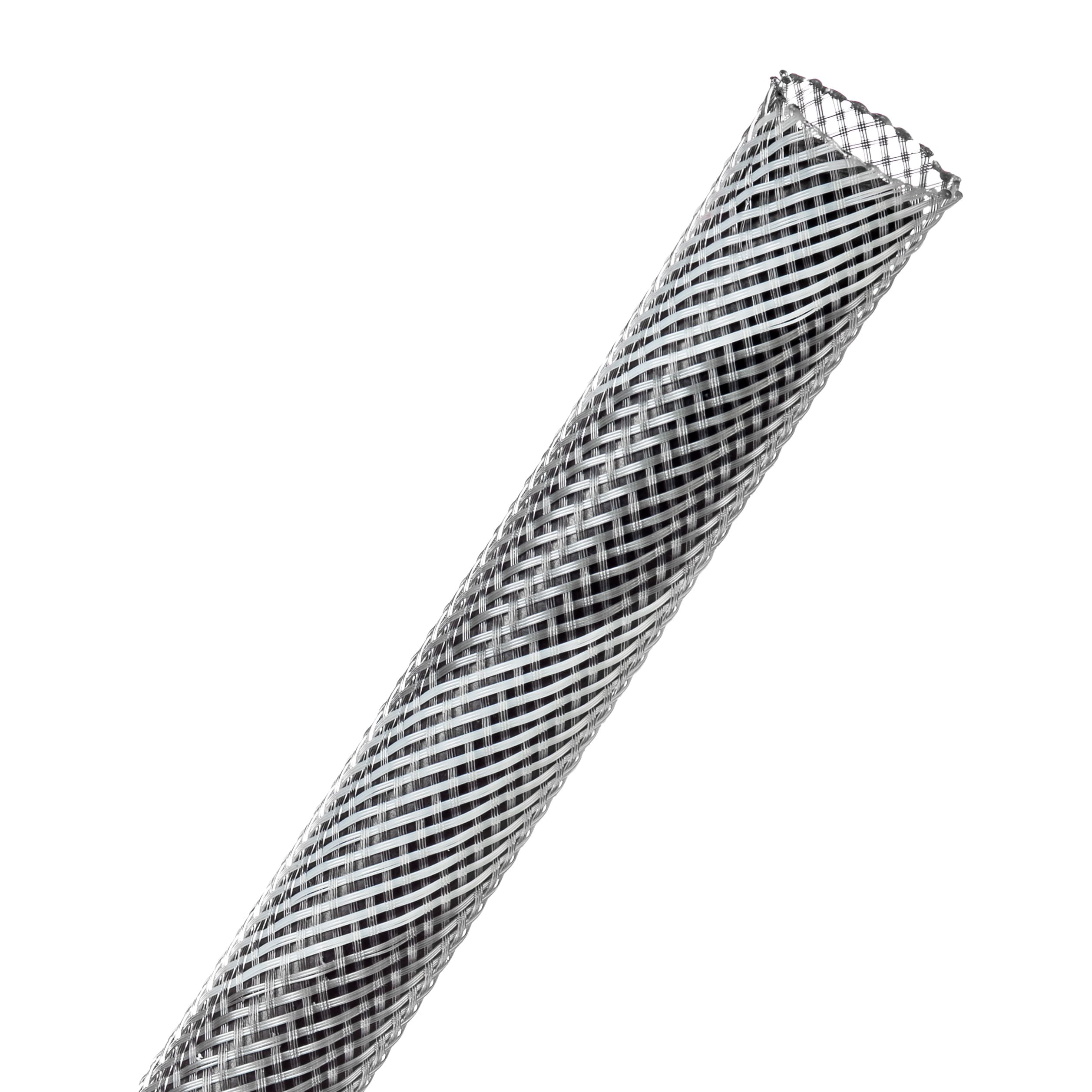 Flexo® PET - 12.7 mm - 152.39 m - Gray w/ White Tracer main product photo