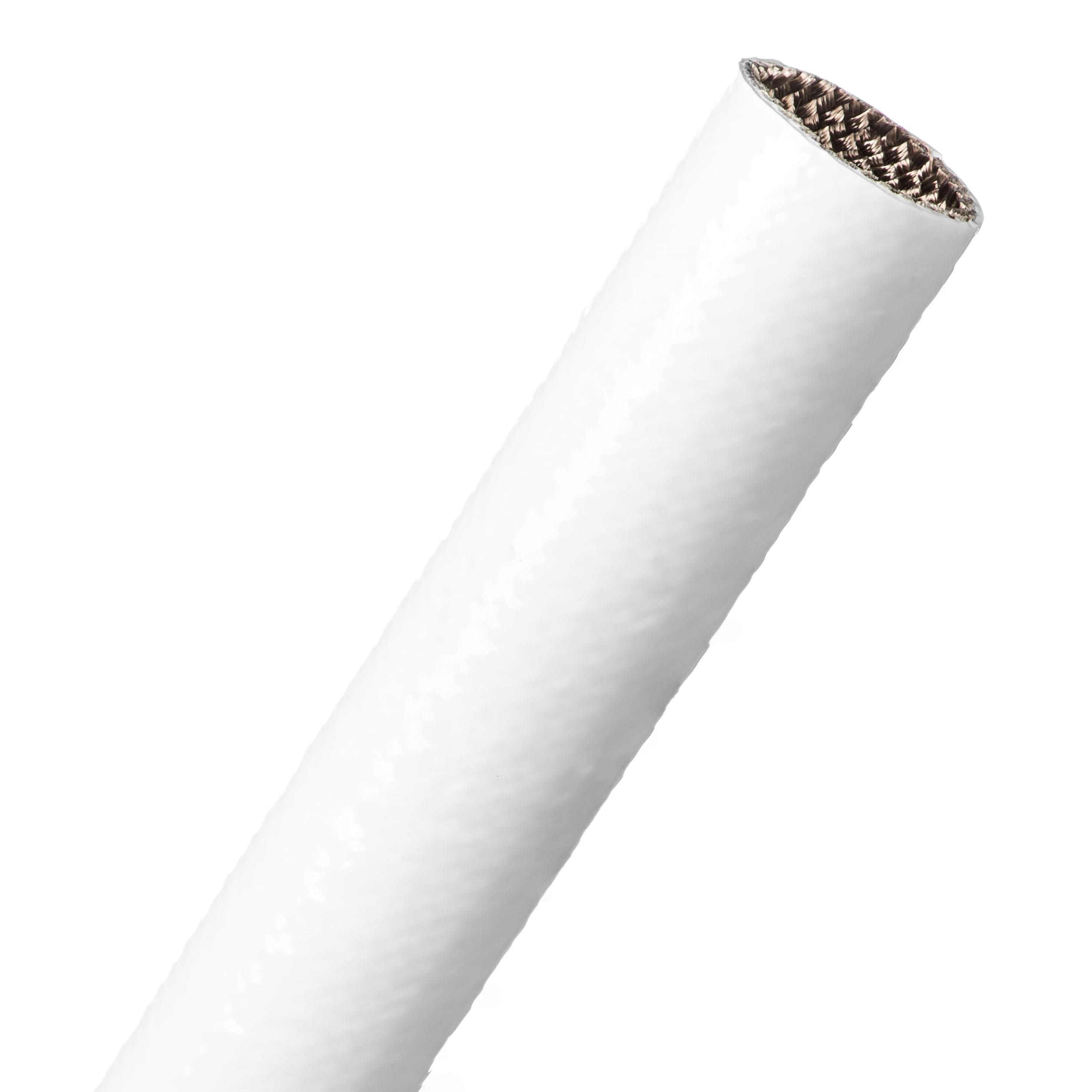 FR Silicone Flex Glass - Grade A - 22.2 mm - 30.48 m - White main product photo