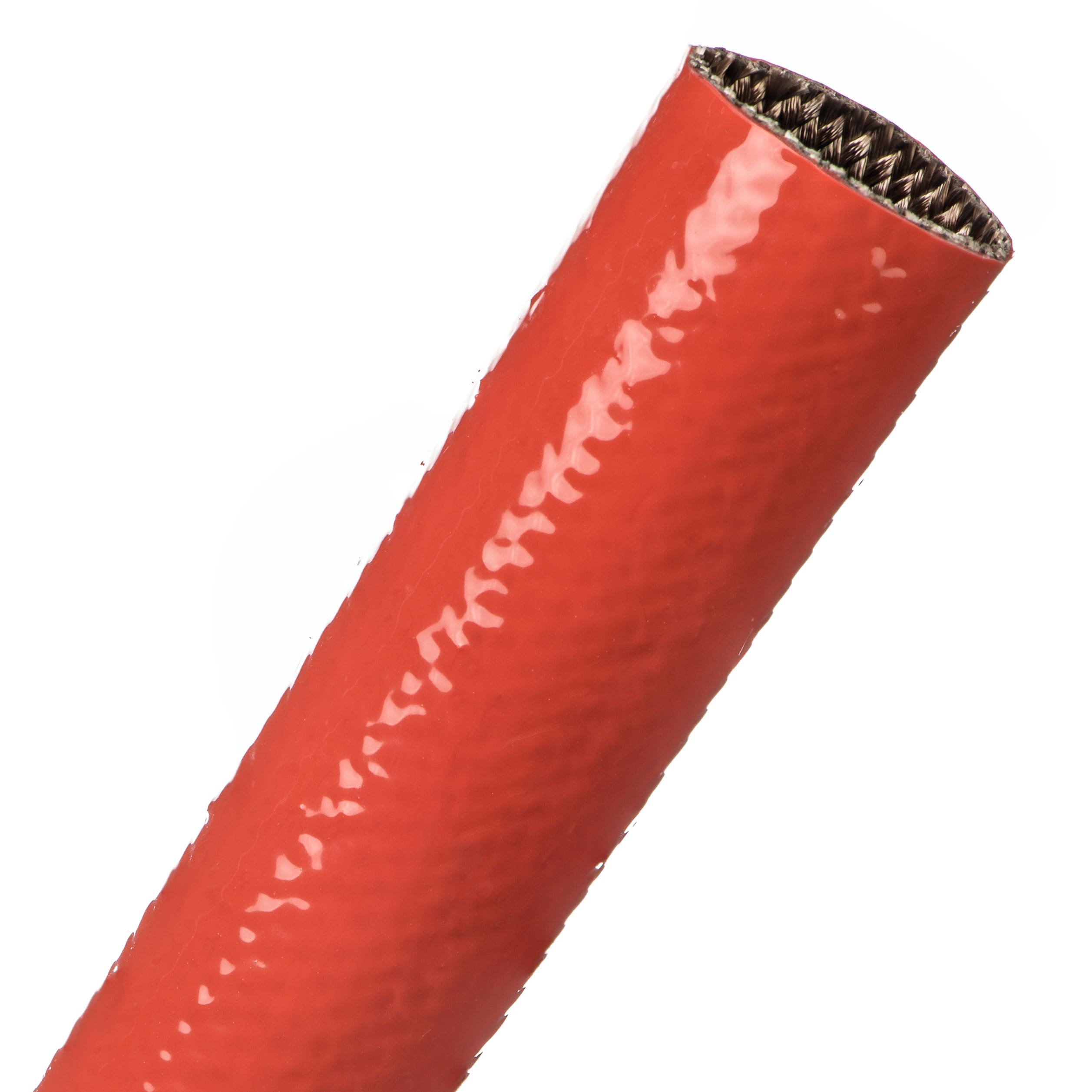FR Silicone Flex Glass - Grade A - 31.75 mm - 15.24 m - Red main product photo