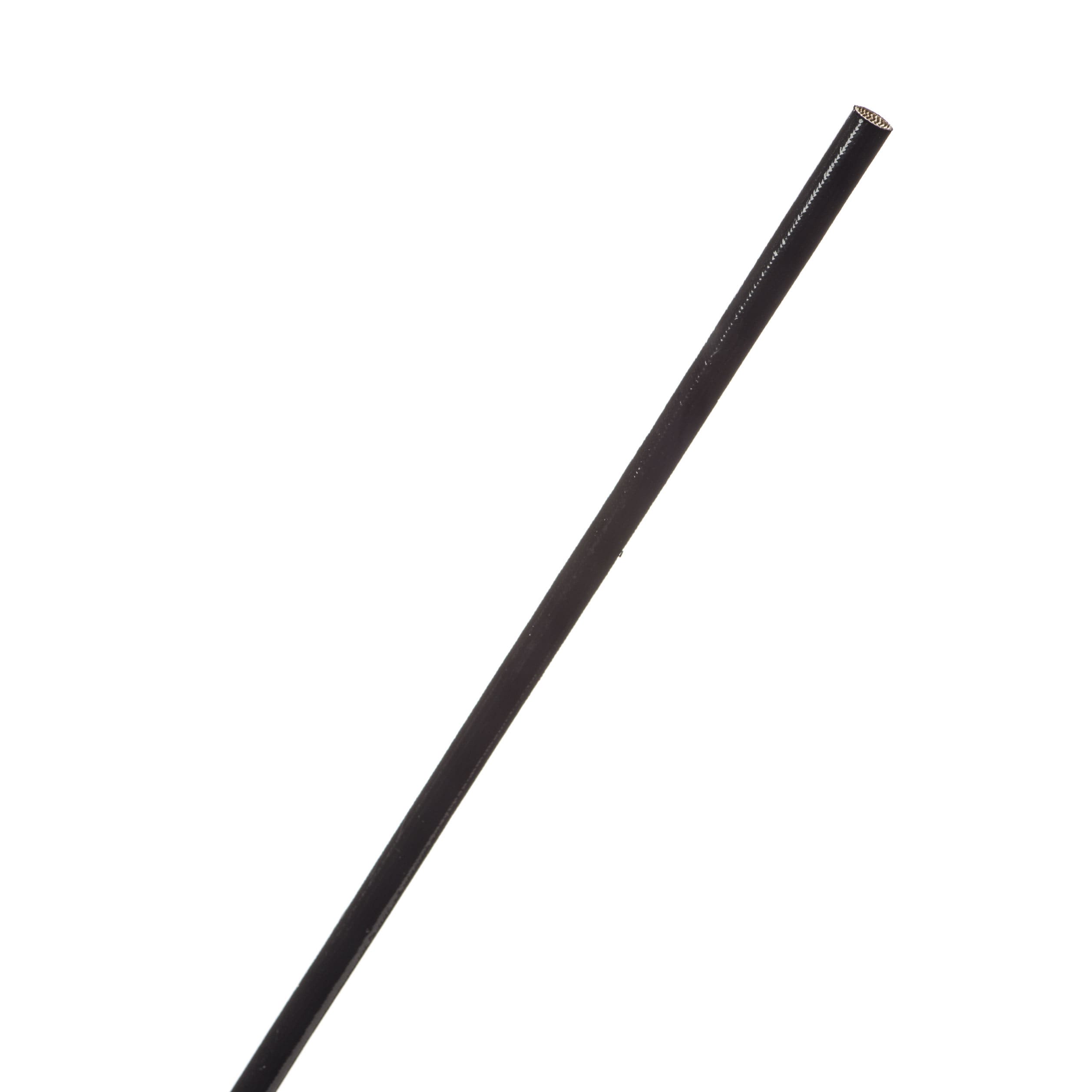 Silicone FR C Fiberglass 12AWG - 30.48 m - Black