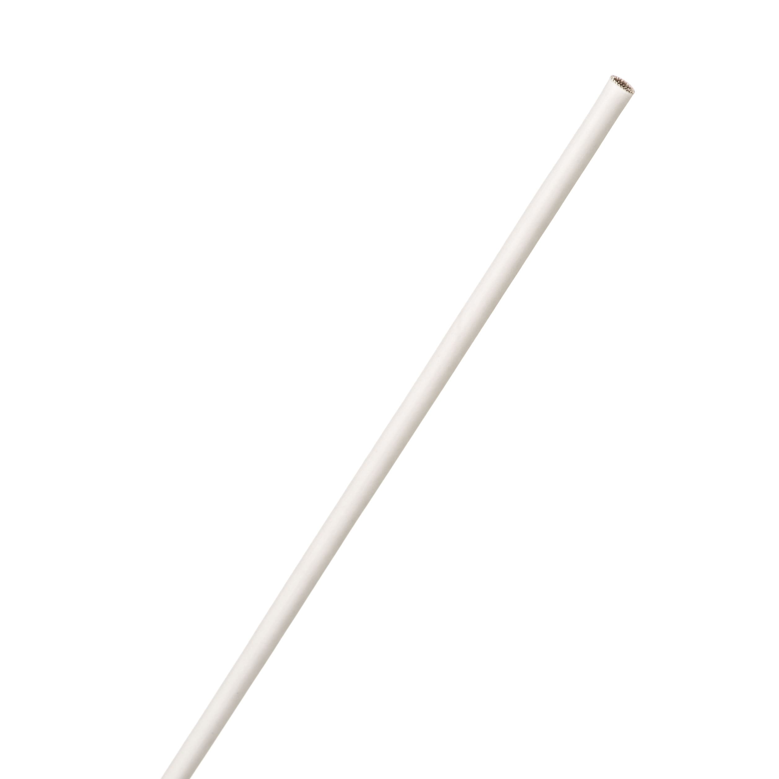 Silicone Gr A Fiberglass 6 AWG - 7.62 m - White