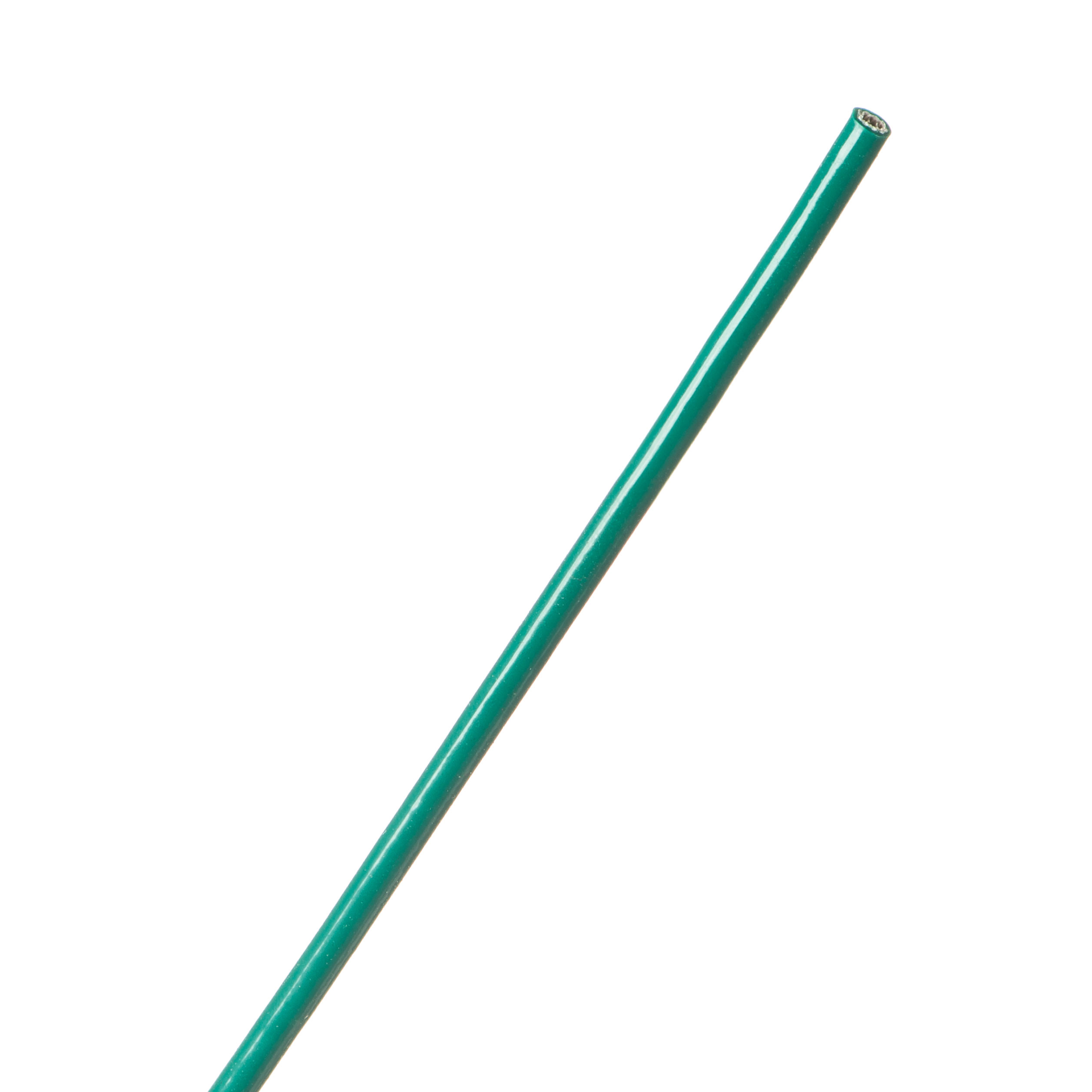 Vinyl Coat Fiberglass 13 AWG - 30.48 m - Green